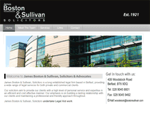 Tablet Screenshot of bostonsullivan.com